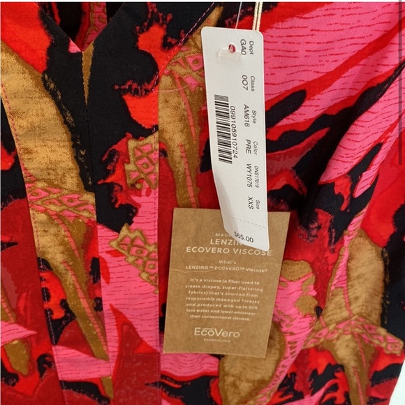 NWT! J. Crew | Floral palm pink tank top sz XXS - Picture 3 of 4